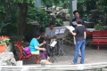 盧九公園では楽器の練習をしている人が多い